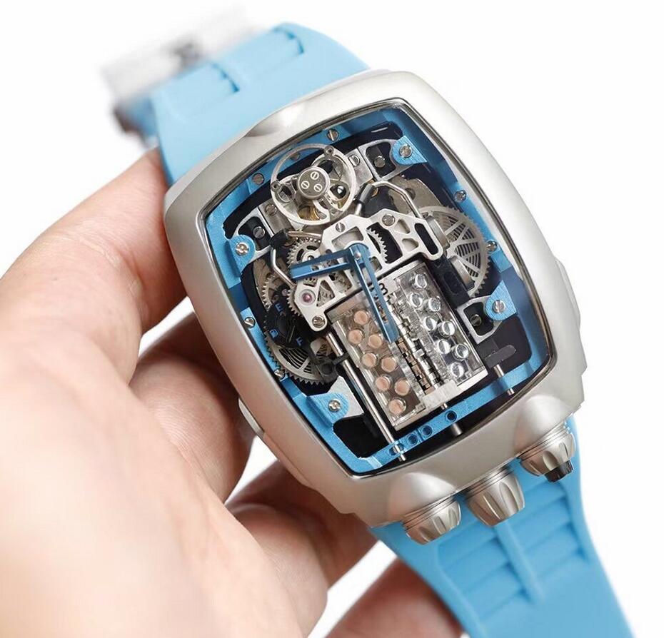 1:1 fake watches become fashionable with blue color.